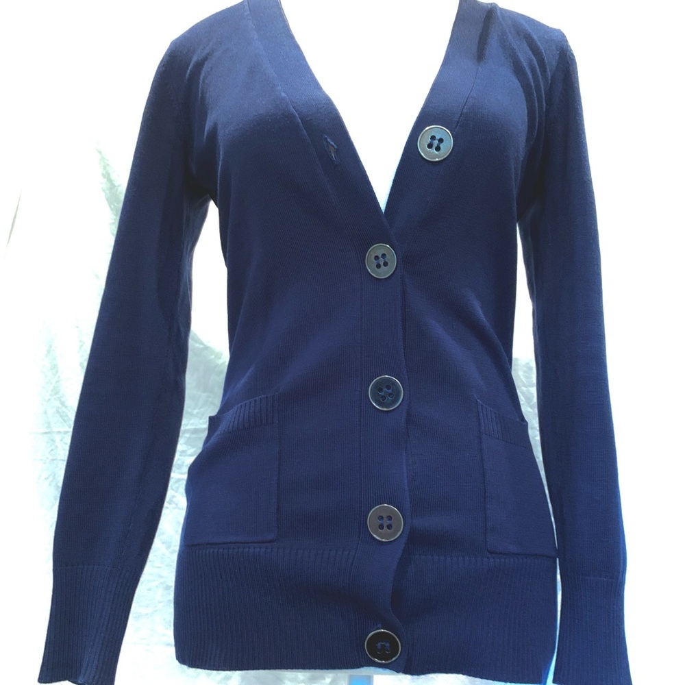 Twee Y2K Vintage Devoted Luxury Cardigan Sweater Size Small Preppy Coquette Sexy
